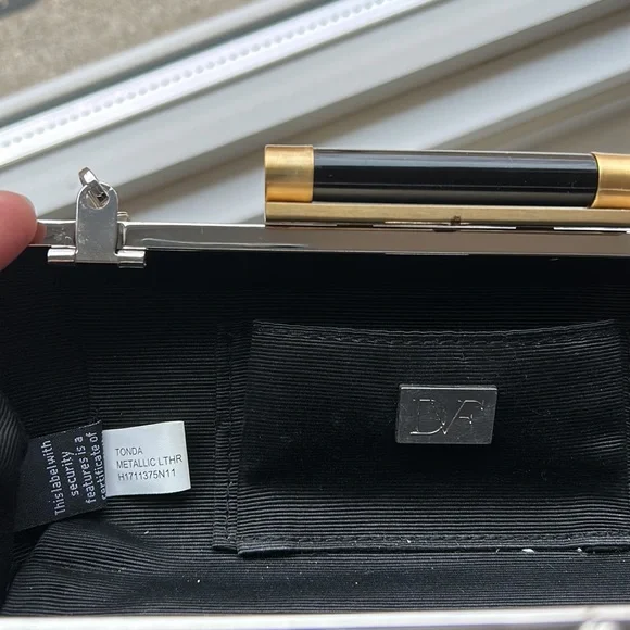 Diane von Furstenberg Tonda Embossed Clutch WD10709-ID - Picture 4 of 7